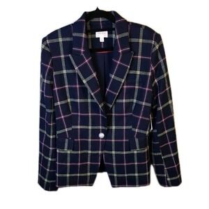 NWT Preppy Plaid Reid Blazer -Riley & Rae Sz 4 Clueless